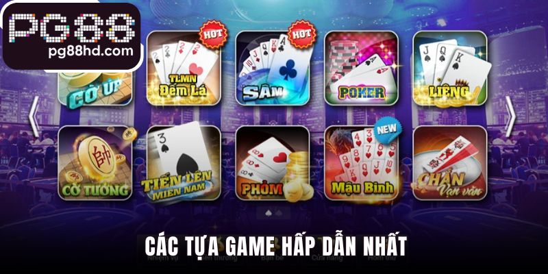 Các game casino PG88 quy tụ những cuộc đấu trí kinh điển